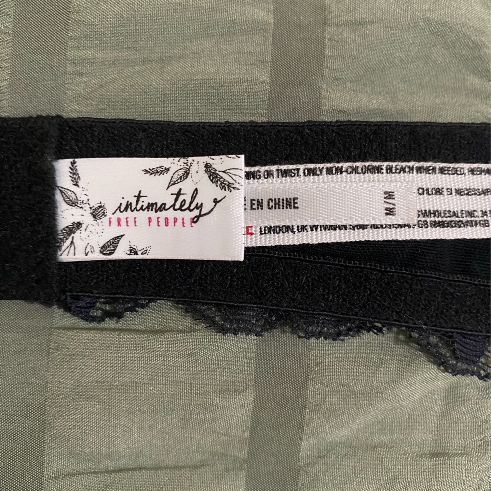 Free People Black Lace Bralette - Picture 3 of 4